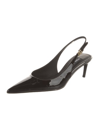 Dolce & Gabbana Patent Leather Slingback Pumps