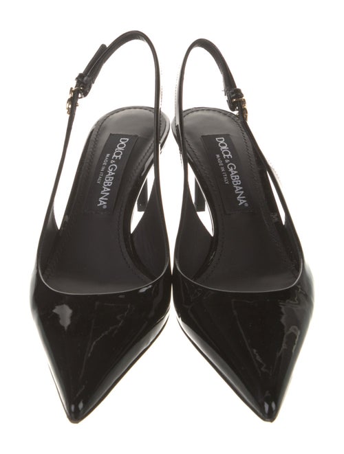 Dolce & Gabbana Patent Leather Slingback Pumps