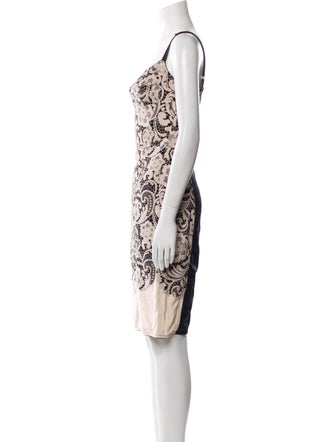 Dolce & Gabbana Lace Pattern Knee-Length Dress