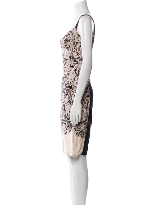 Dolce & Gabbana Lace Pattern Knee-Length Dress