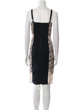 Dolce & Gabbana Lace Pattern Knee-Length Dress