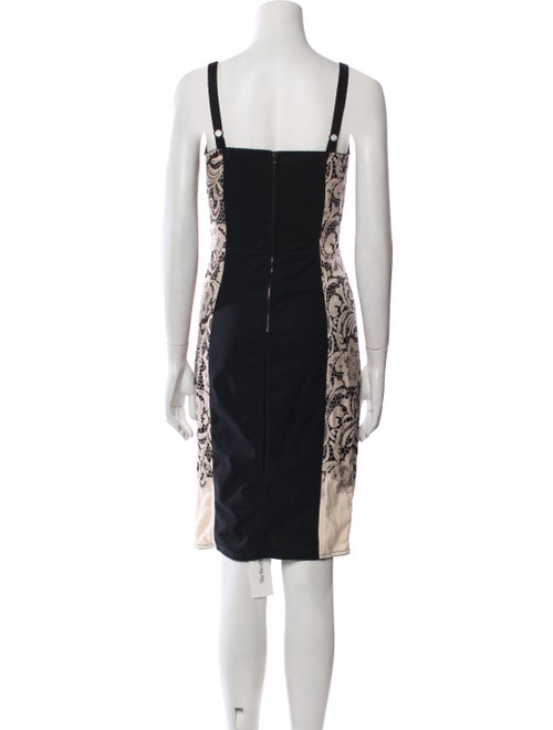 Dolce & Gabbana Lace Pattern Knee-Length Dress