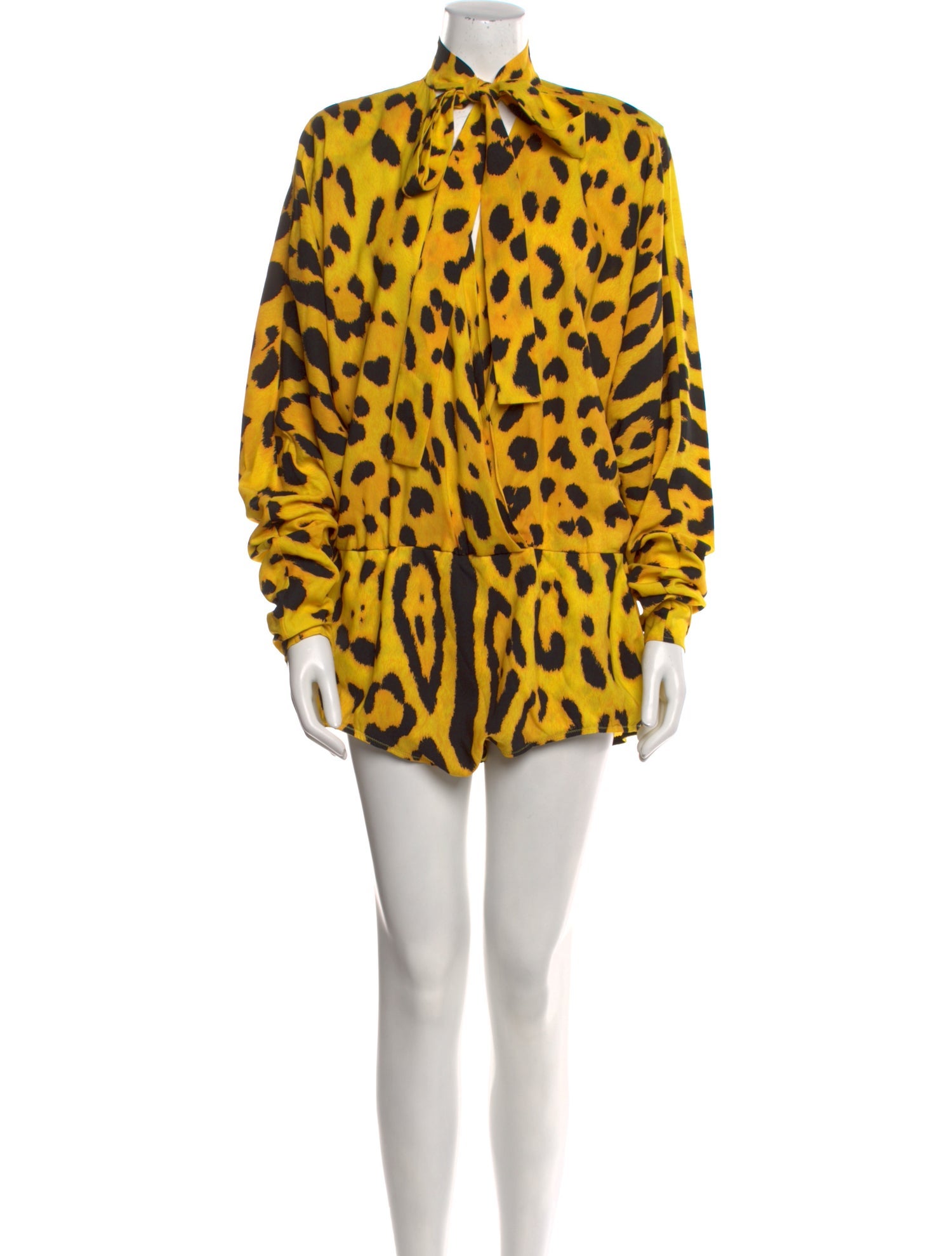 Dolce & Gabbana Animal Print Romper