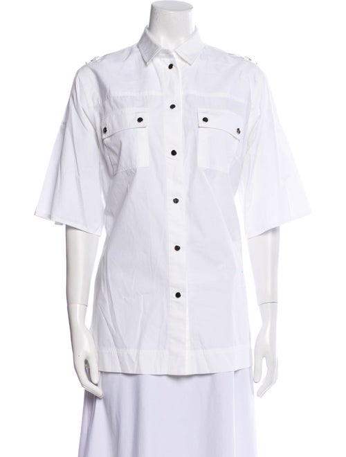 Dolce & Gabbana Short Sleeve Button-Up Top
