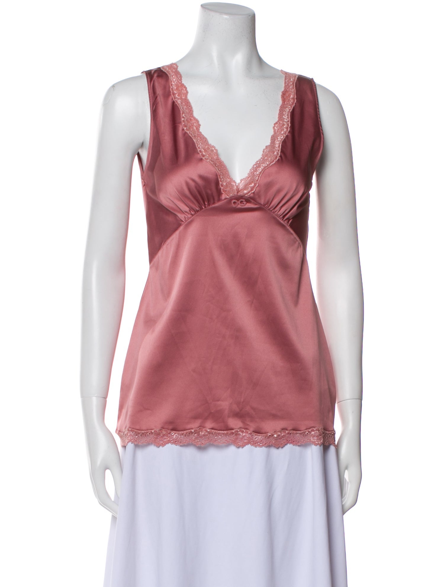 Dolce & Gabbana Lace Trim Embellishment Lounge Set