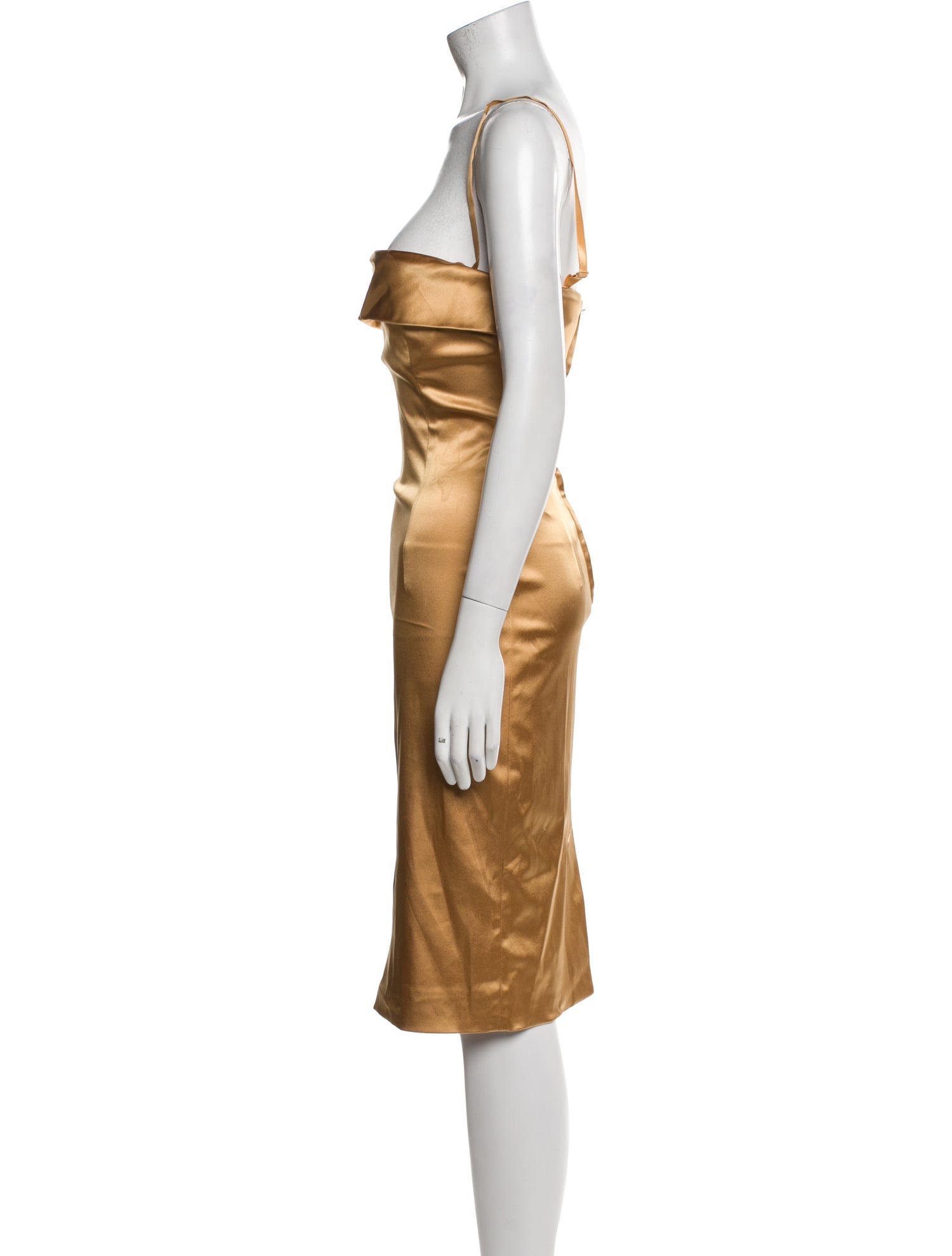 Dolce & Gabbana Square Neckline Midi Length Dress