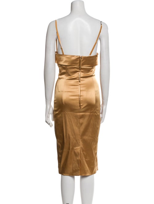 Dolce & Gabbana Square Neckline Midi Length Dress