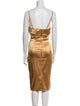 Dolce & Gabbana Square Neckline Midi Length Dress