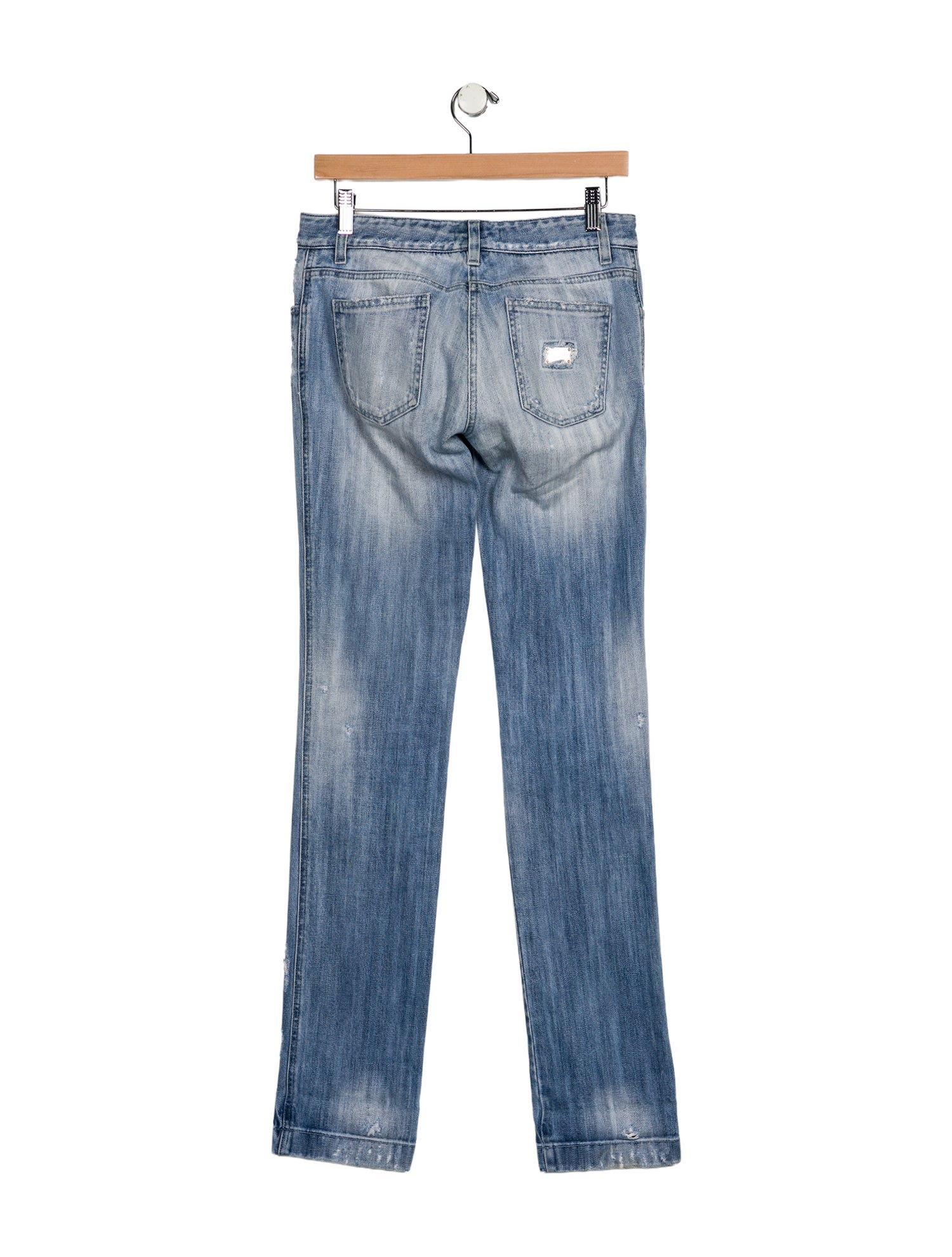 Dolce & Gabbana Low-Rise Straight Leg Jeans
