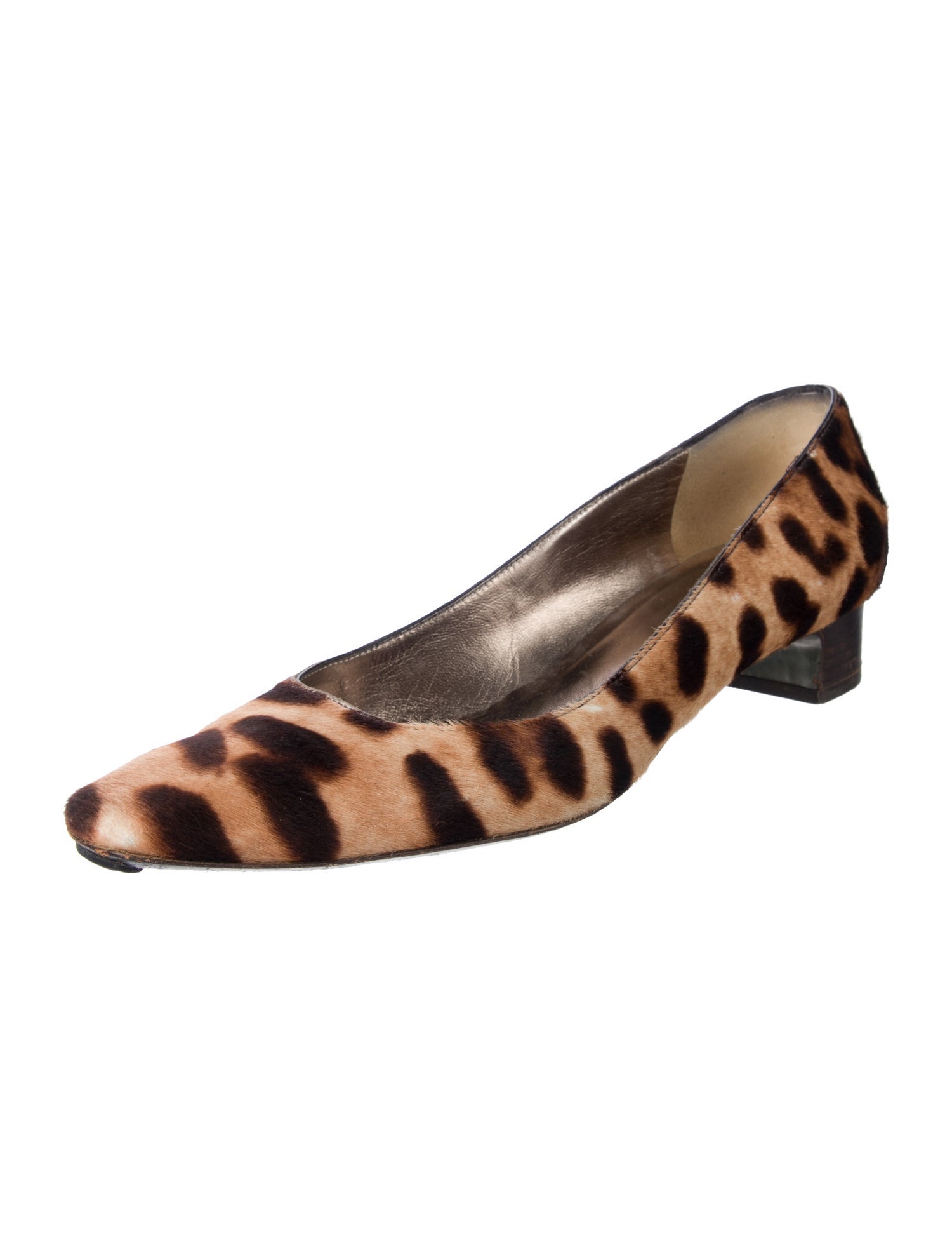 Dolce & Gabbana Ponyhair Animal Print Pumps