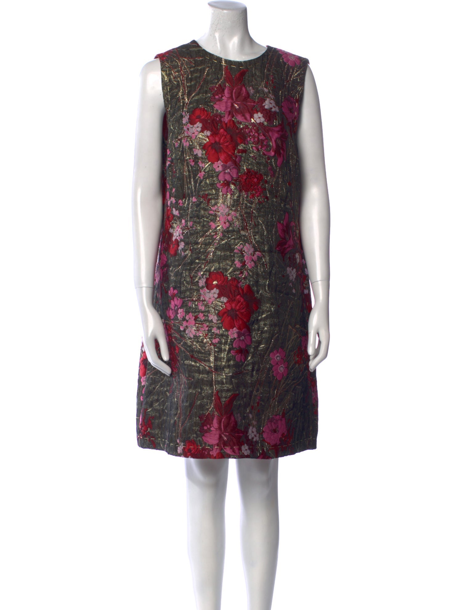 Dolce & Gabbana Printed Knee-Length Dress