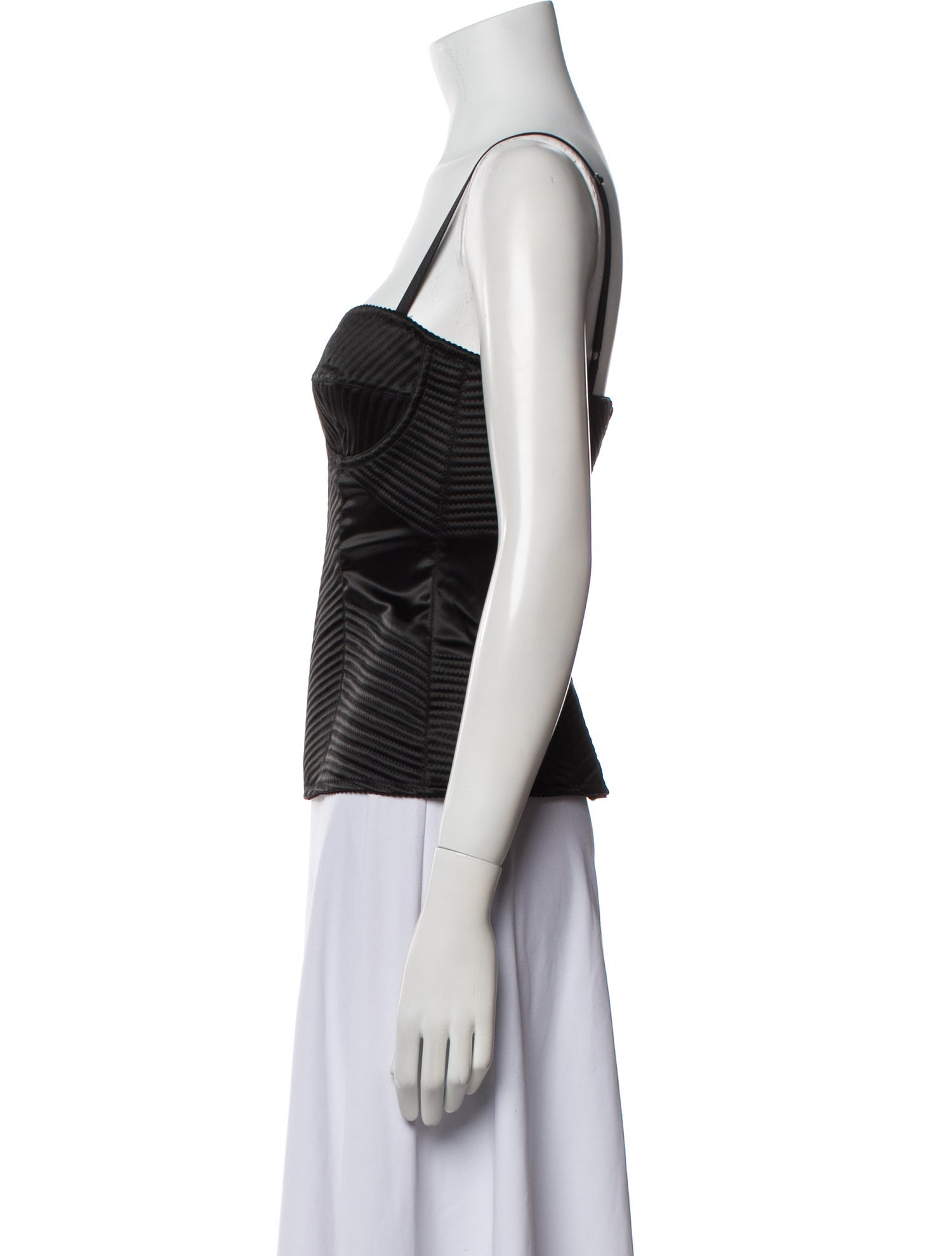 Dolce & Gabbana Square Neckline Sleeveless Crop Top w/ Tags