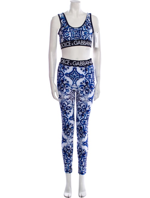 Dolce & Gabbana Floral Print Pant Set