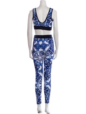 Dolce & Gabbana Floral Print Pant Set