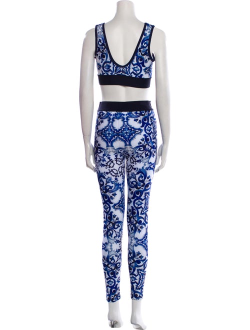 Dolce & Gabbana Floral Print Pant Set