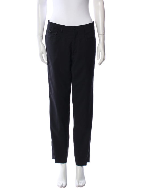 Dolce & Gabbana Virgin Wool Straight Leg Pants