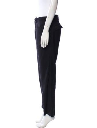 Dolce & Gabbana Virgin Wool Straight Leg Pants