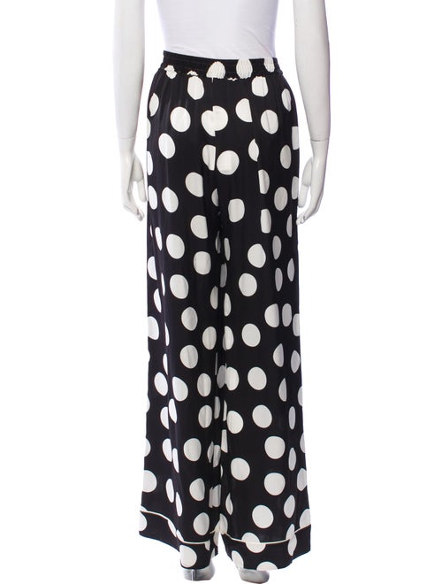 Dolce & Gabbana Silk Wide Leg Pants