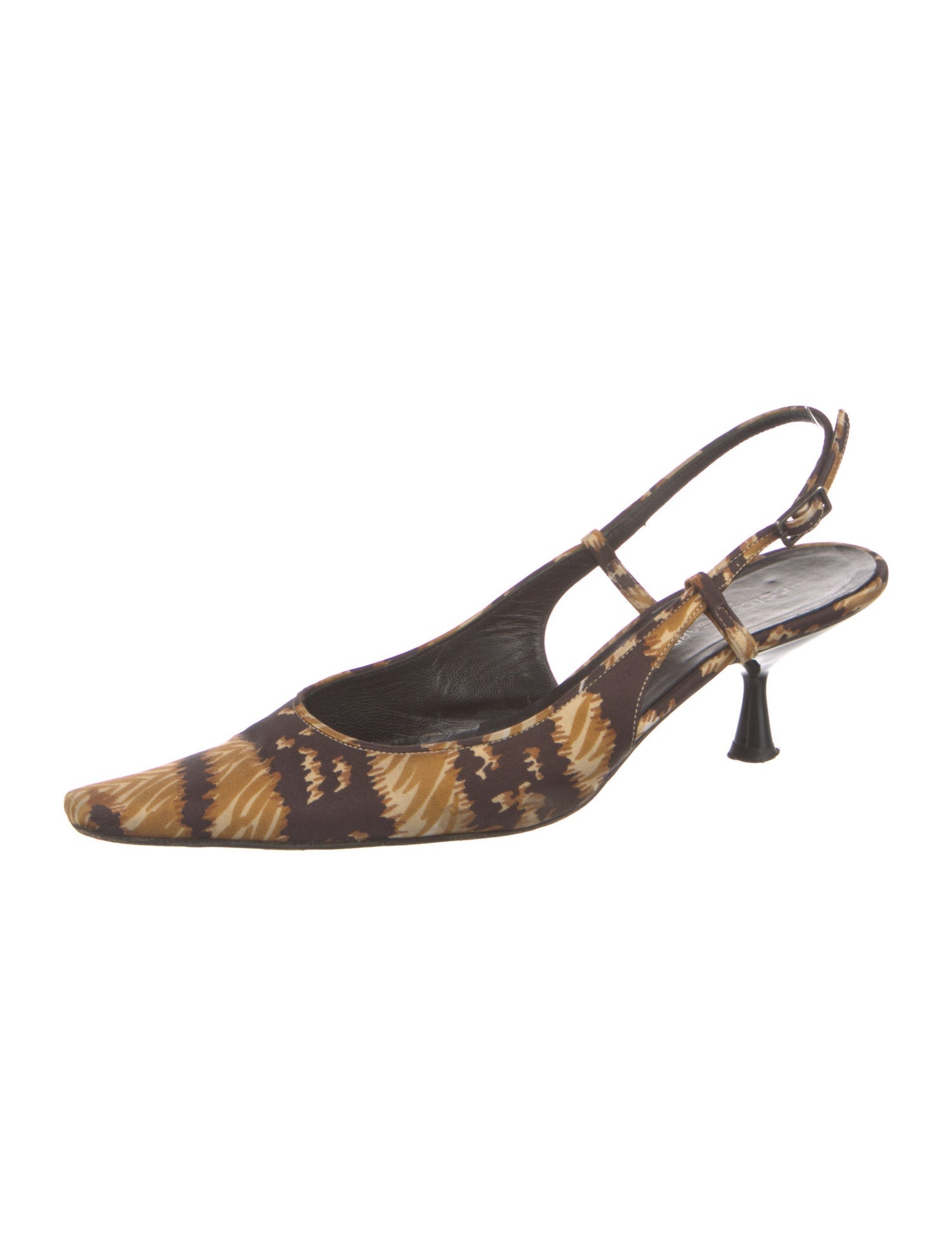 Dolce & Gabbana Printed Slingback Pumps