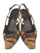 Dolce & Gabbana Printed Slingback Pumps