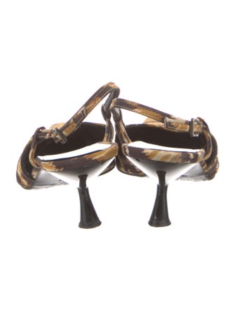 Dolce & Gabbana Printed Slingback Pumps