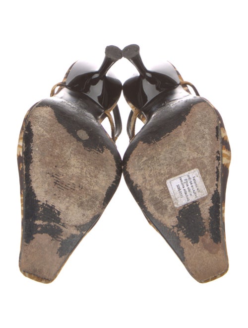 Dolce & Gabbana Printed Slingback Pumps