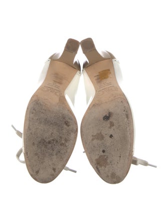 Dolce & Gabbana Patent Leather Bow Accents Pumps