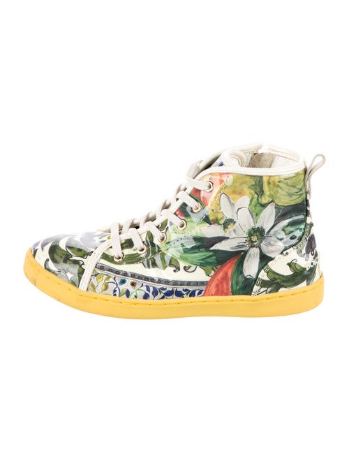 Dolce & Gabbana Girls' High-Top Sneakers