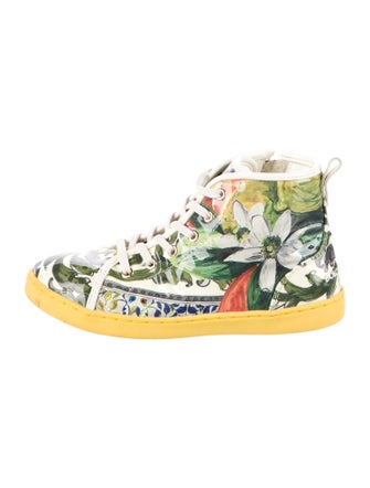 Dolce & Gabbana Girls' High-Top Sneakers