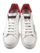 Dolce & Gabbana Leather Colorblock Pattern Sneakers
