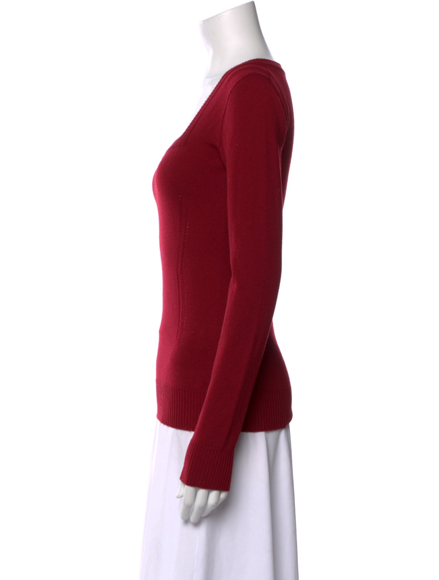 Dolce & Gabbana Virgin Wool Square Neckline Sweater