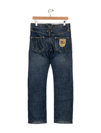 Dolce & Gabbana Mid-Rise Straight Leg Jeans
