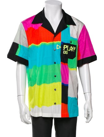 Dolce & Gabbana Technicolor Graphic Print Shirt