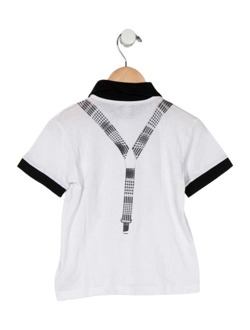 D&G Toddler Kids' Collared Graphic Print Shirt