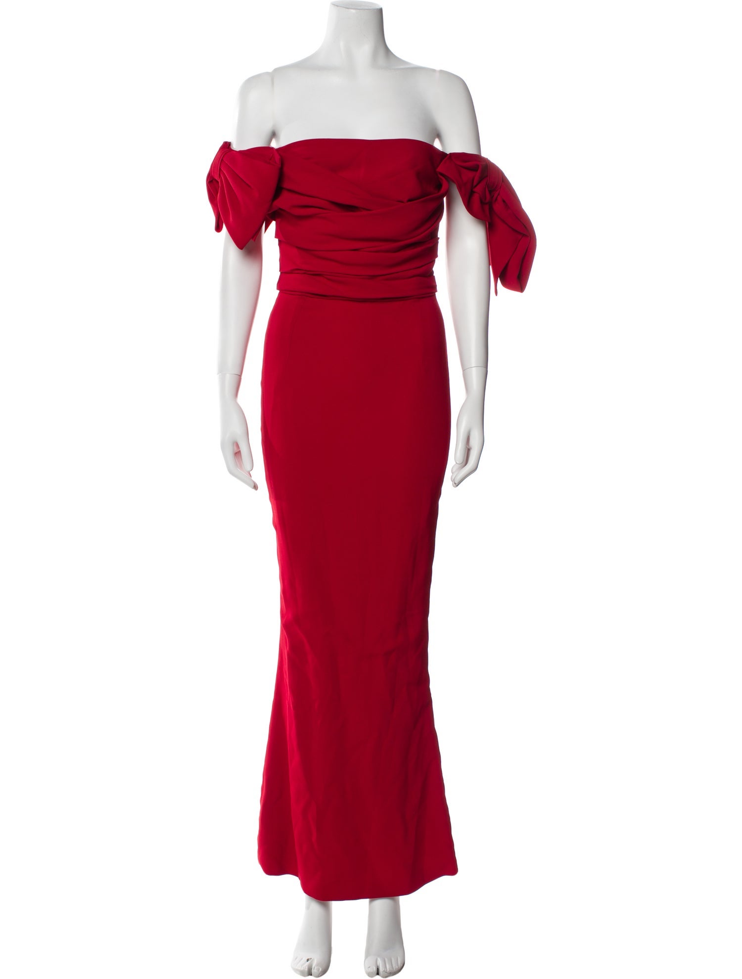 Dolce & Gabbana Off-The-Shoulder Long Dress