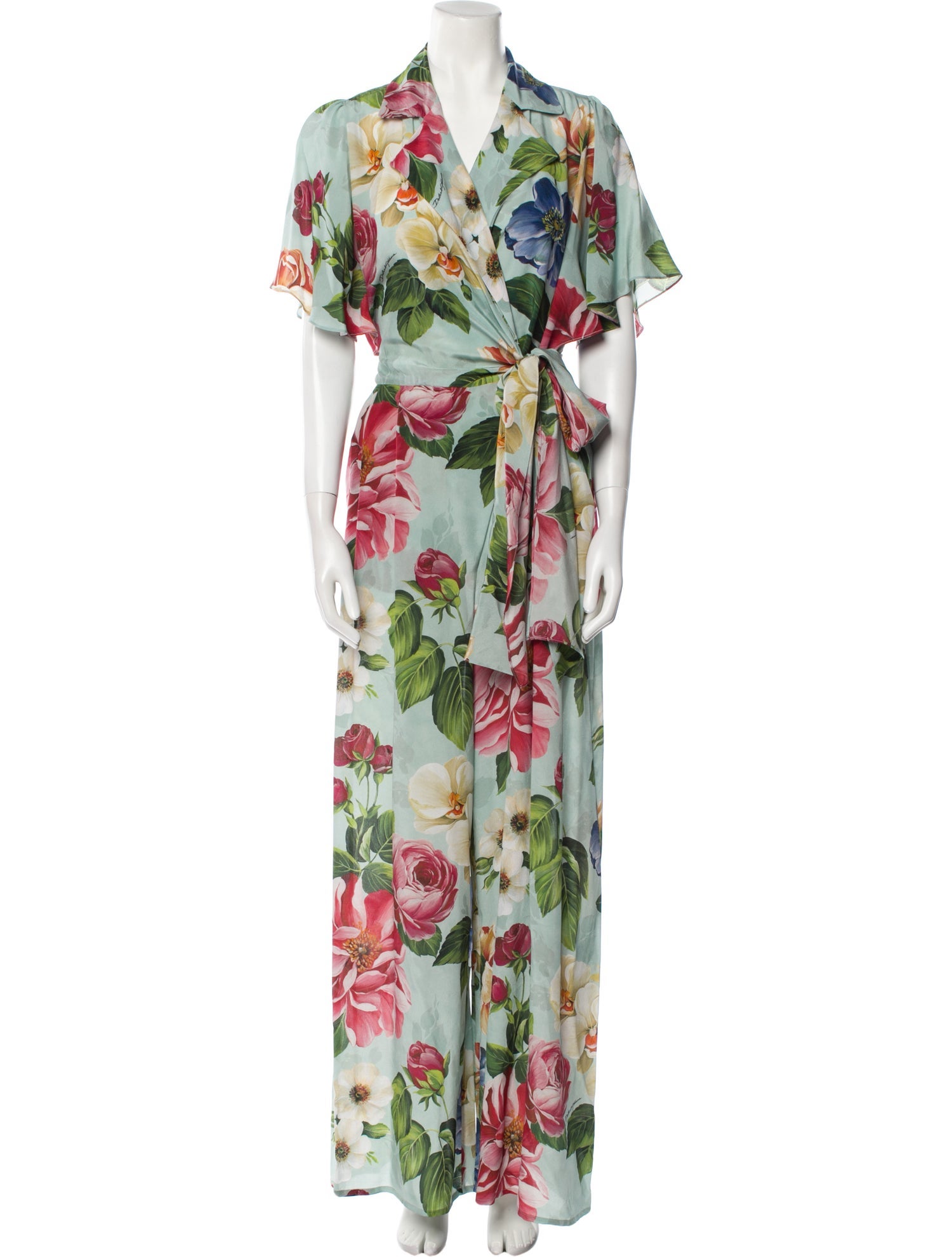 Dolce & Gabbana Floral Print Long Dress