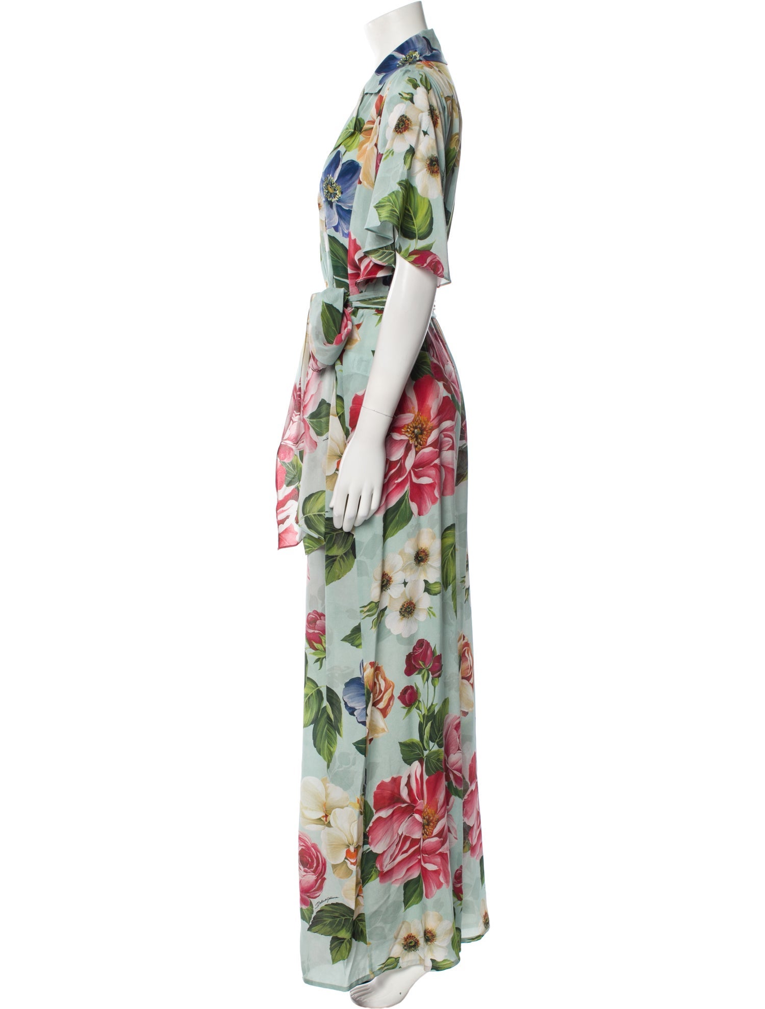 Dolce & Gabbana Floral Print Long Dress
