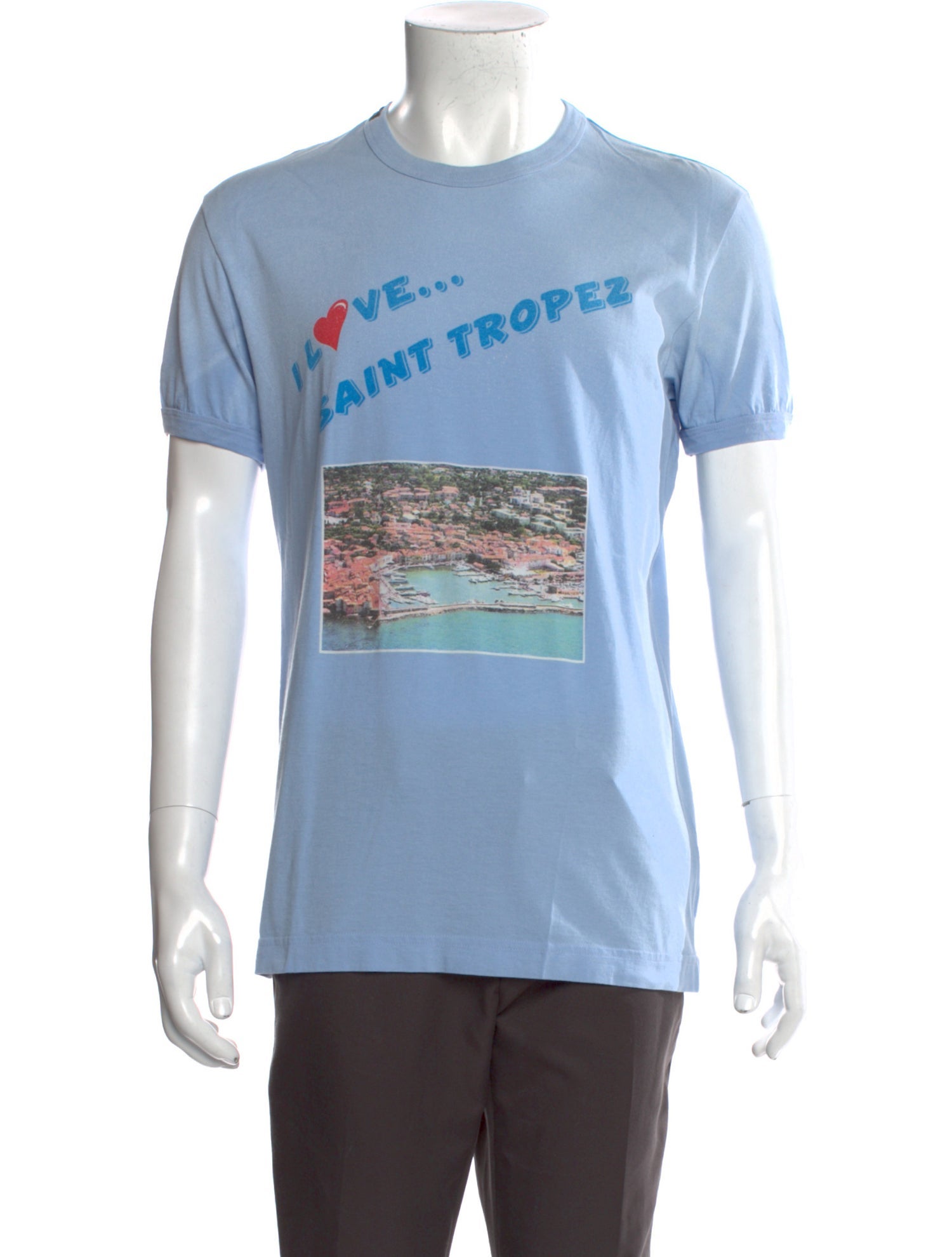 Dolce & Gabbana Graphic Print Crew Neck T-Shirt