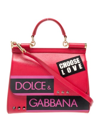 Dolce & Gabbana Leather Miss Sicily Medium