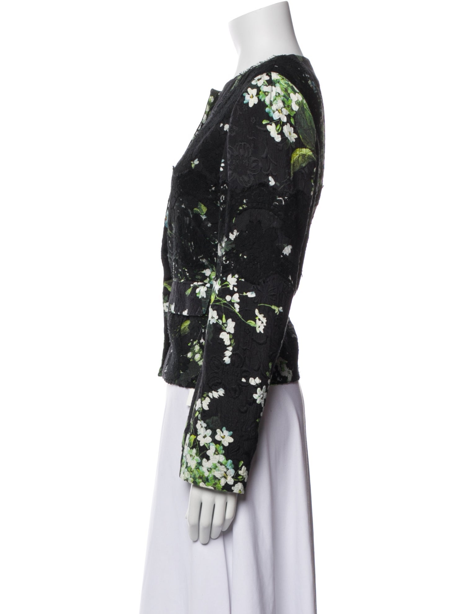 Dolce & Gabbana Floral Print Evening Jacket