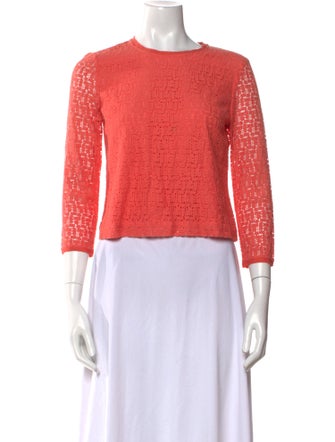 Dolce & Gabbana Nylon Crew Neck Crop Top