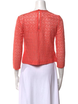 Dolce & Gabbana Nylon Crew Neck Crop Top