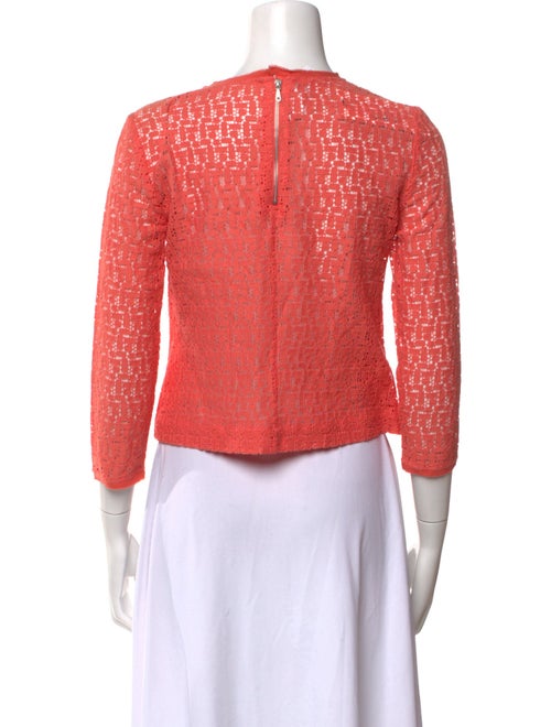 Dolce & Gabbana Nylon Crew Neck Crop Top