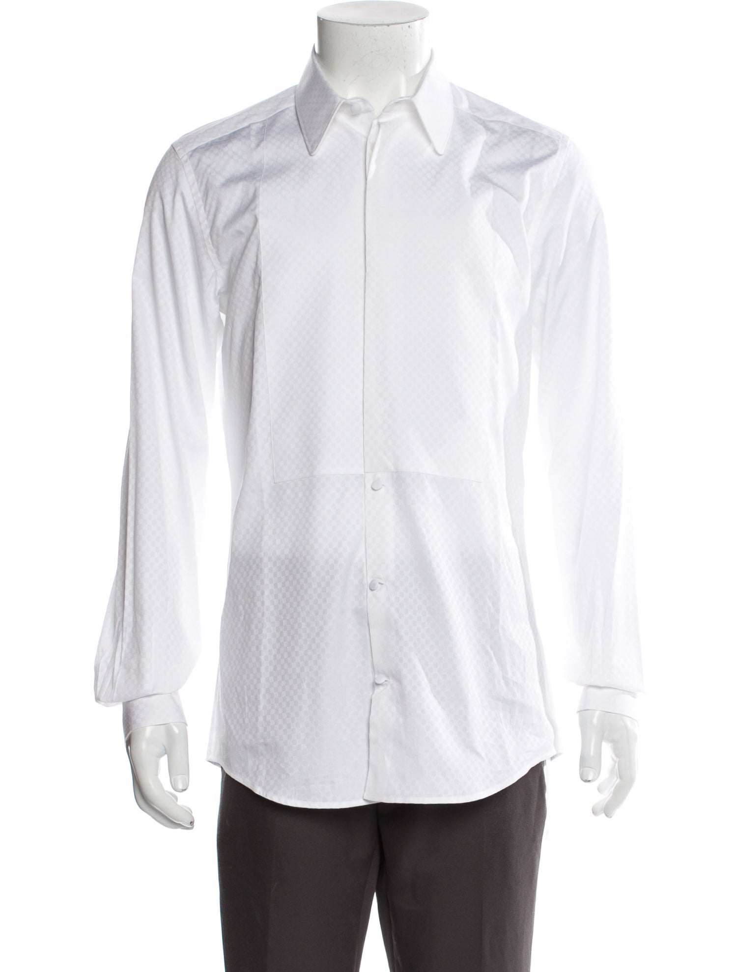 Dolce & Gabbana Long Sleeve Tuxedo Shirt w/ Tags