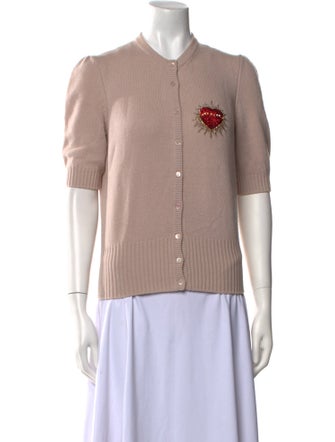 Dolce & Gabbana Virgin Wool Crew Neck Sweater