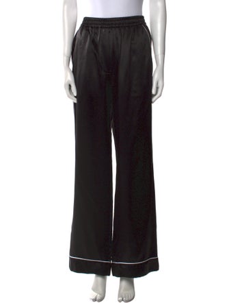 Dolce & Gabbana Silk Wide Leg Pants