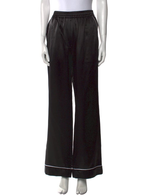 Dolce & Gabbana Silk Wide Leg Pants