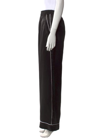 Dolce & Gabbana Silk Wide Leg Pants