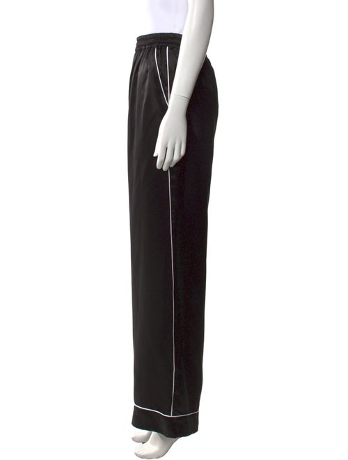 Dolce & Gabbana Silk Wide Leg Pants