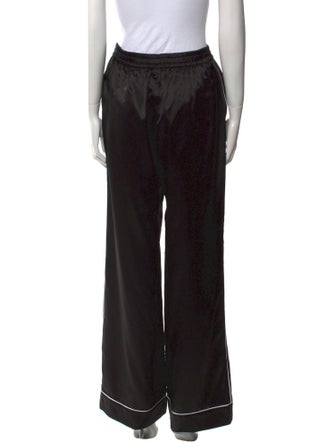 Dolce & Gabbana Silk Wide Leg Pants